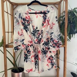 Tropical Wrap Romper – Vacation-Ready Vibes!